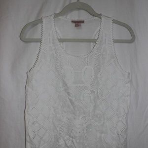 Saint Tropez West Lace detailed white top